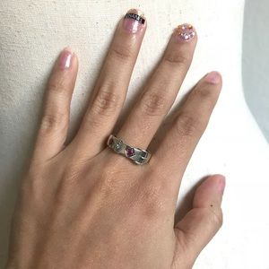 🔮 GENUINE RUBY STERLING SILVER /JULY BIRTHSTONE